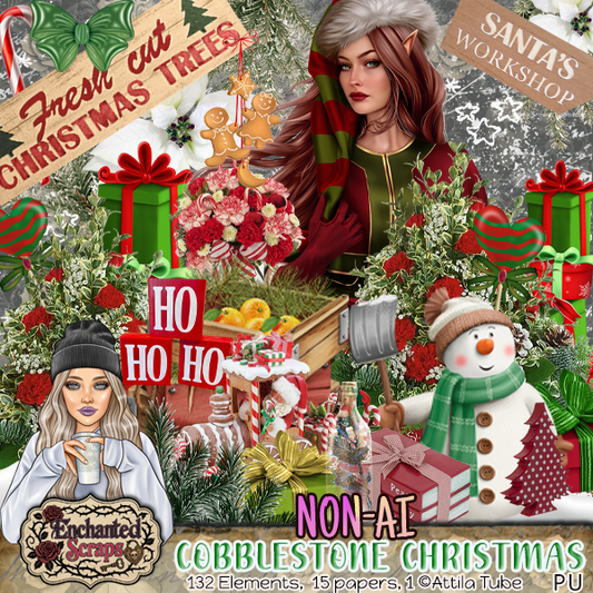 Cobblestone Christmas-kit